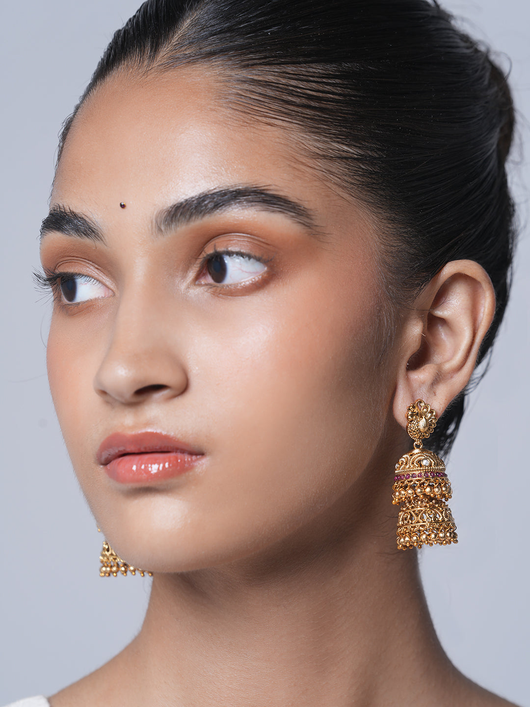 Small Antique Double Jhumki