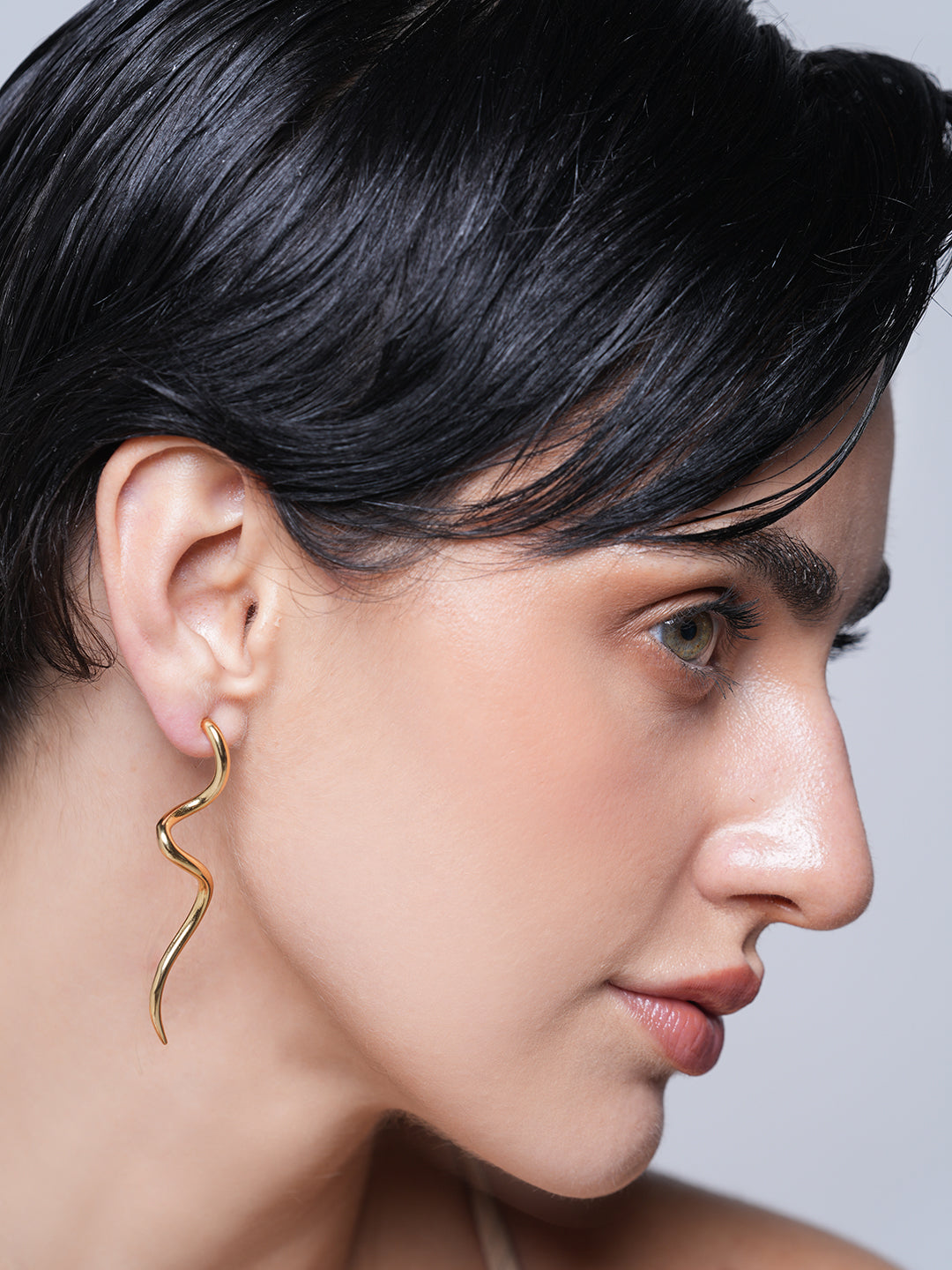 Minimalist Trendy Spiral Design Earrings