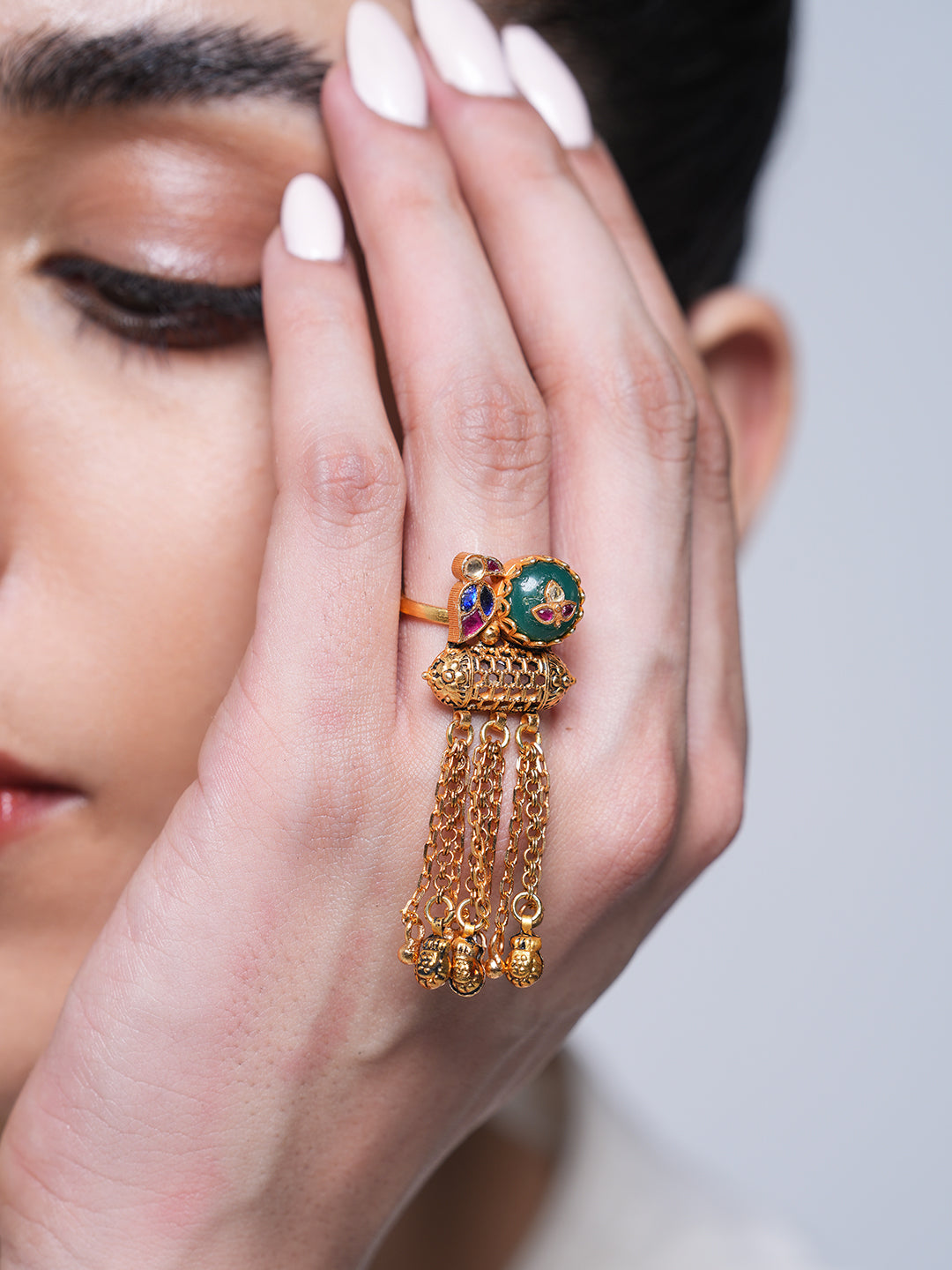 Designer Long Heritage Ring