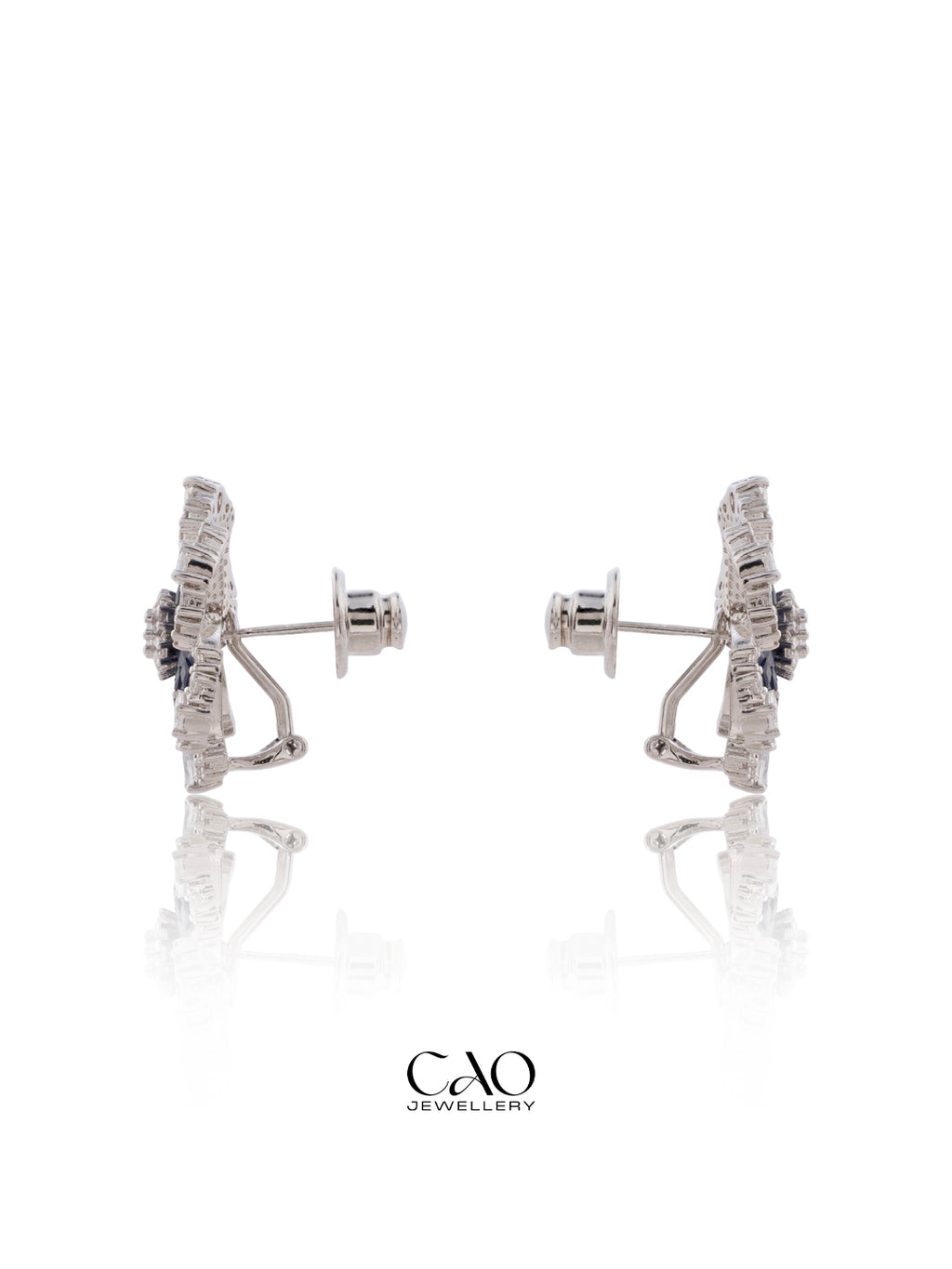 Blue Bloom Studs