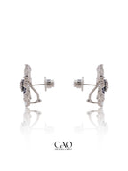 Blue Bloom Studs