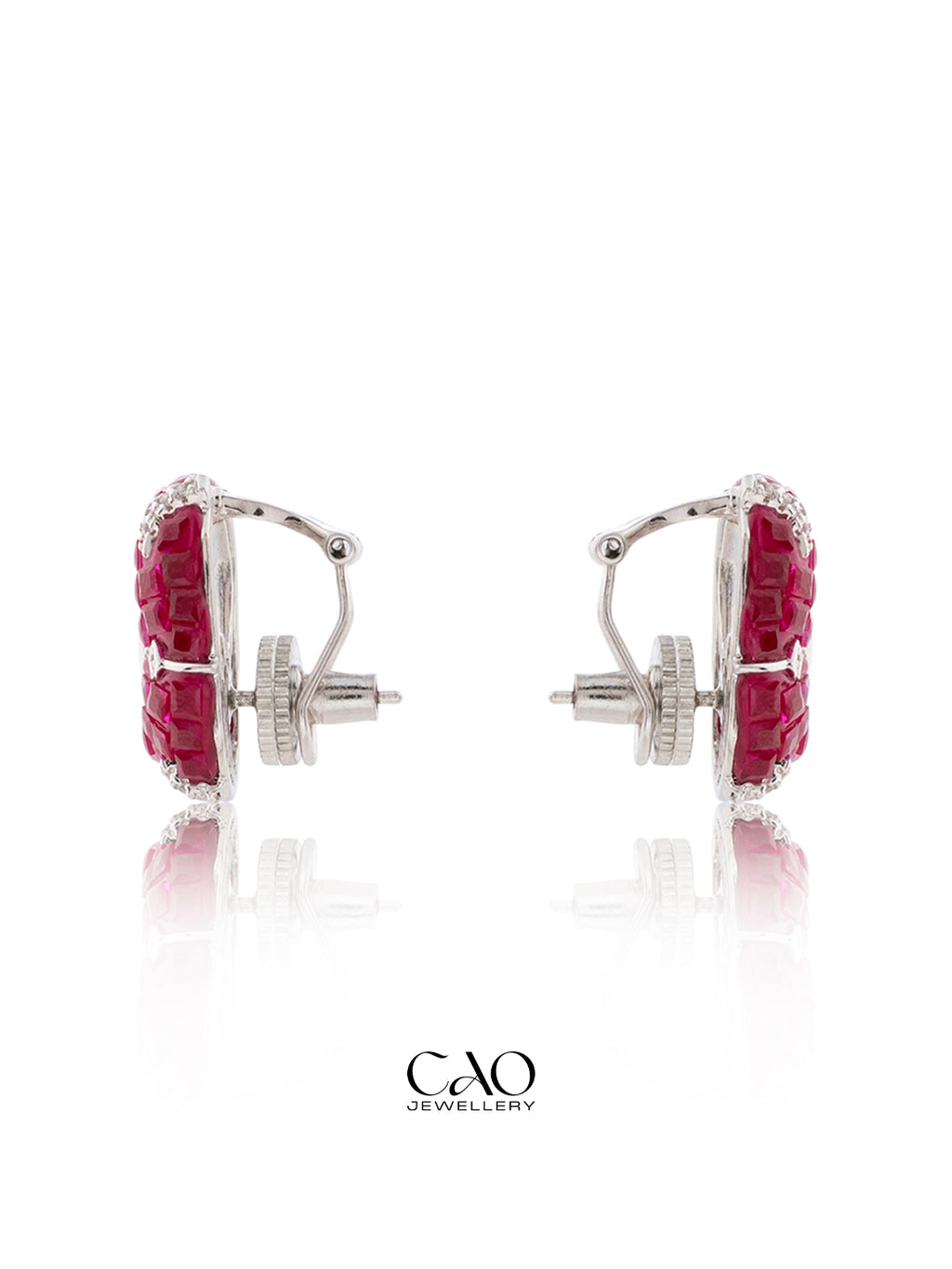 Crimson Shine Studs