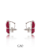 Crimson Shine Studs