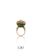 Emerald Dome Ring (Size 7)