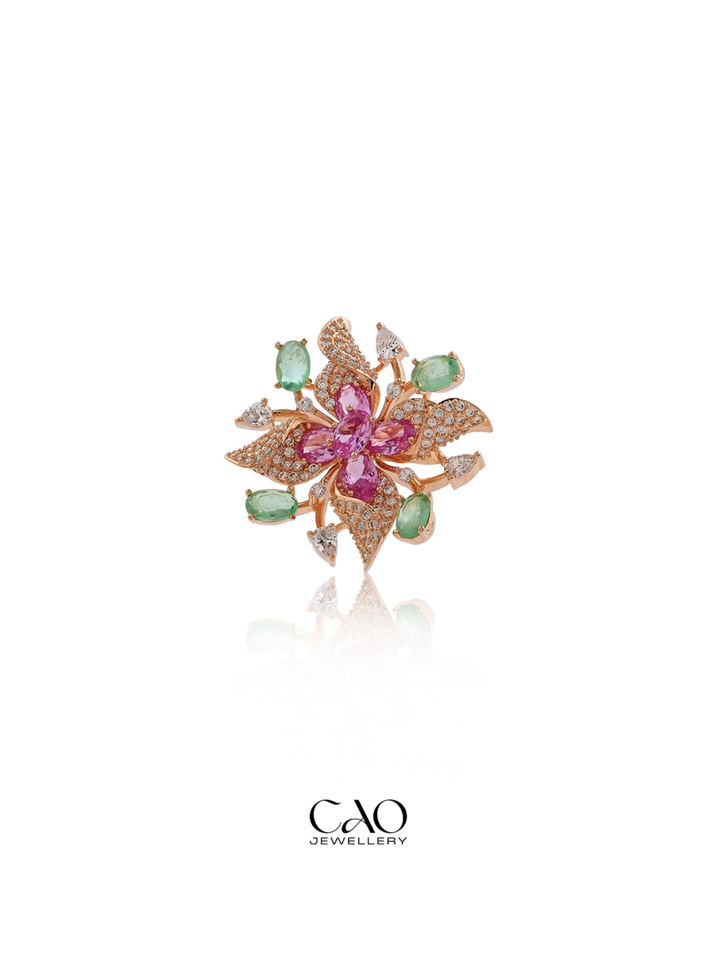 Floral Spark Ring