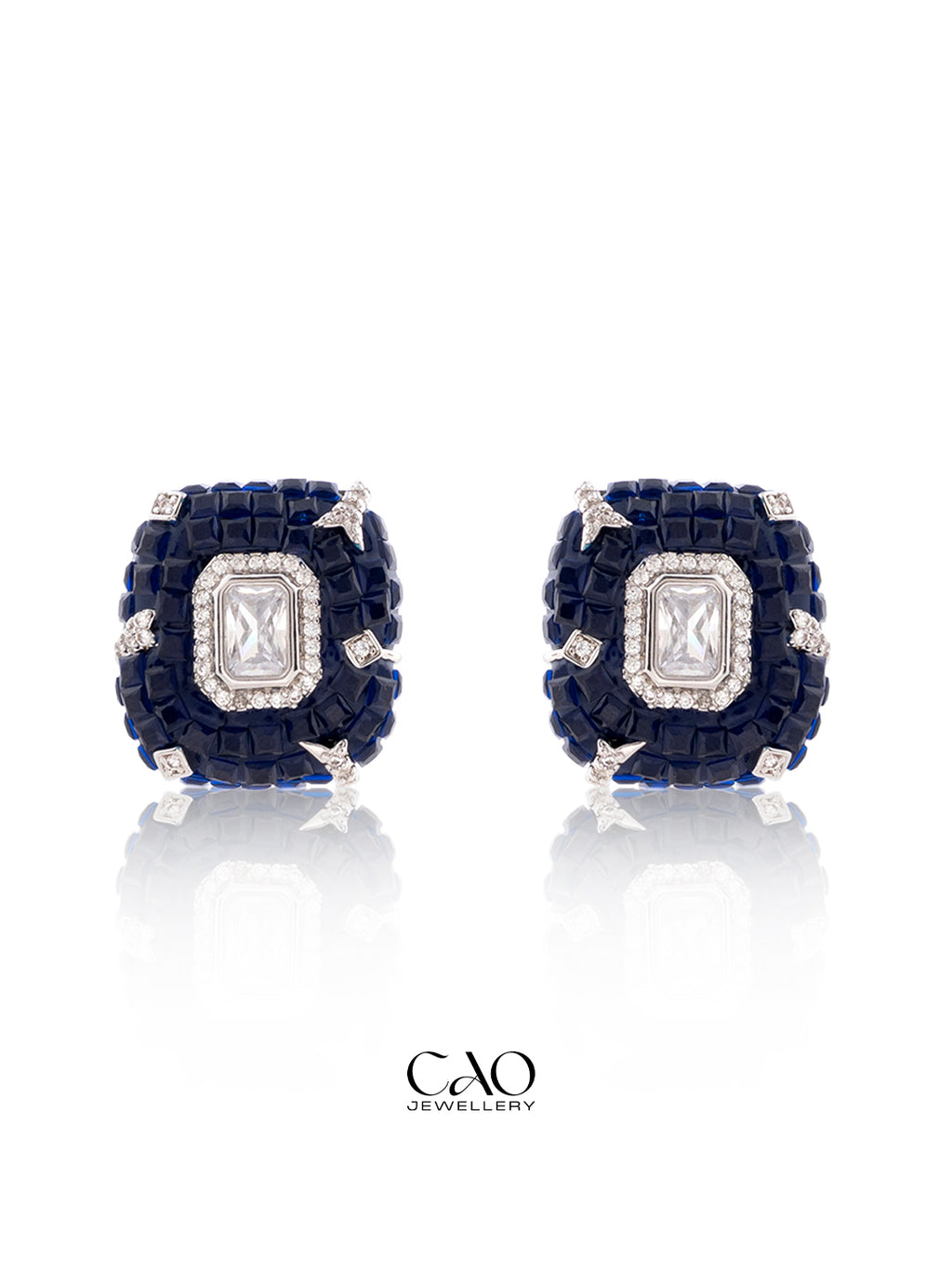 Midnight Shine Studs