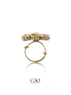Twisted Petal Ring