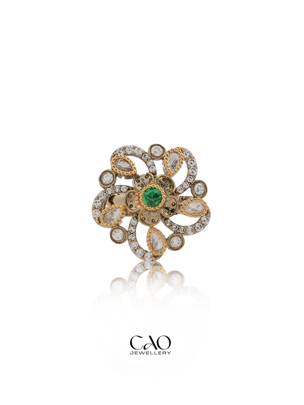 Twisted Petal Ring