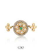 Green Two Finger Ring