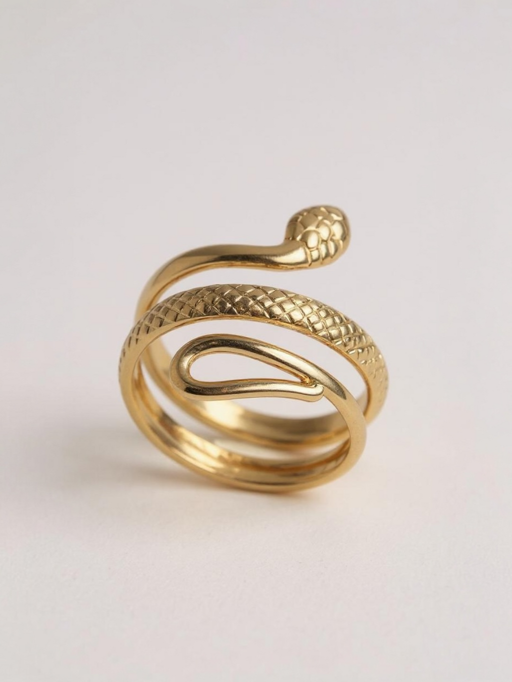 Golden Snake Ring