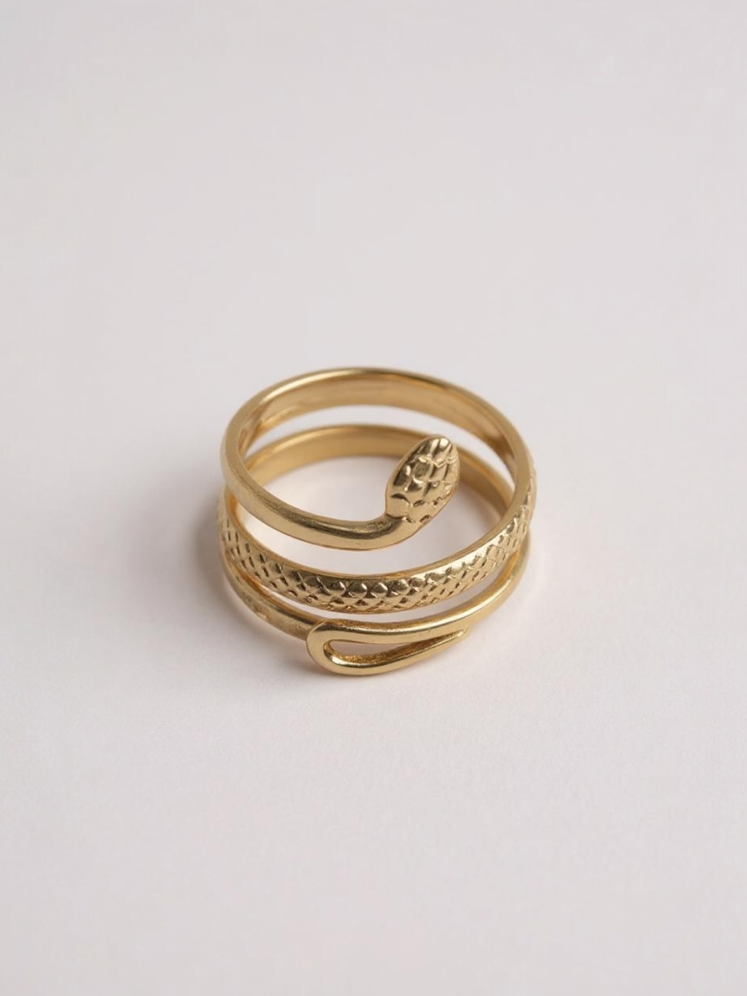 Golden Snake Ring