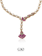Ruby Polki Grace Necklace