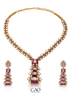Ruby Statement Necklace
