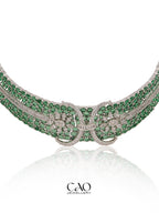 Emerald Illusion Necklace