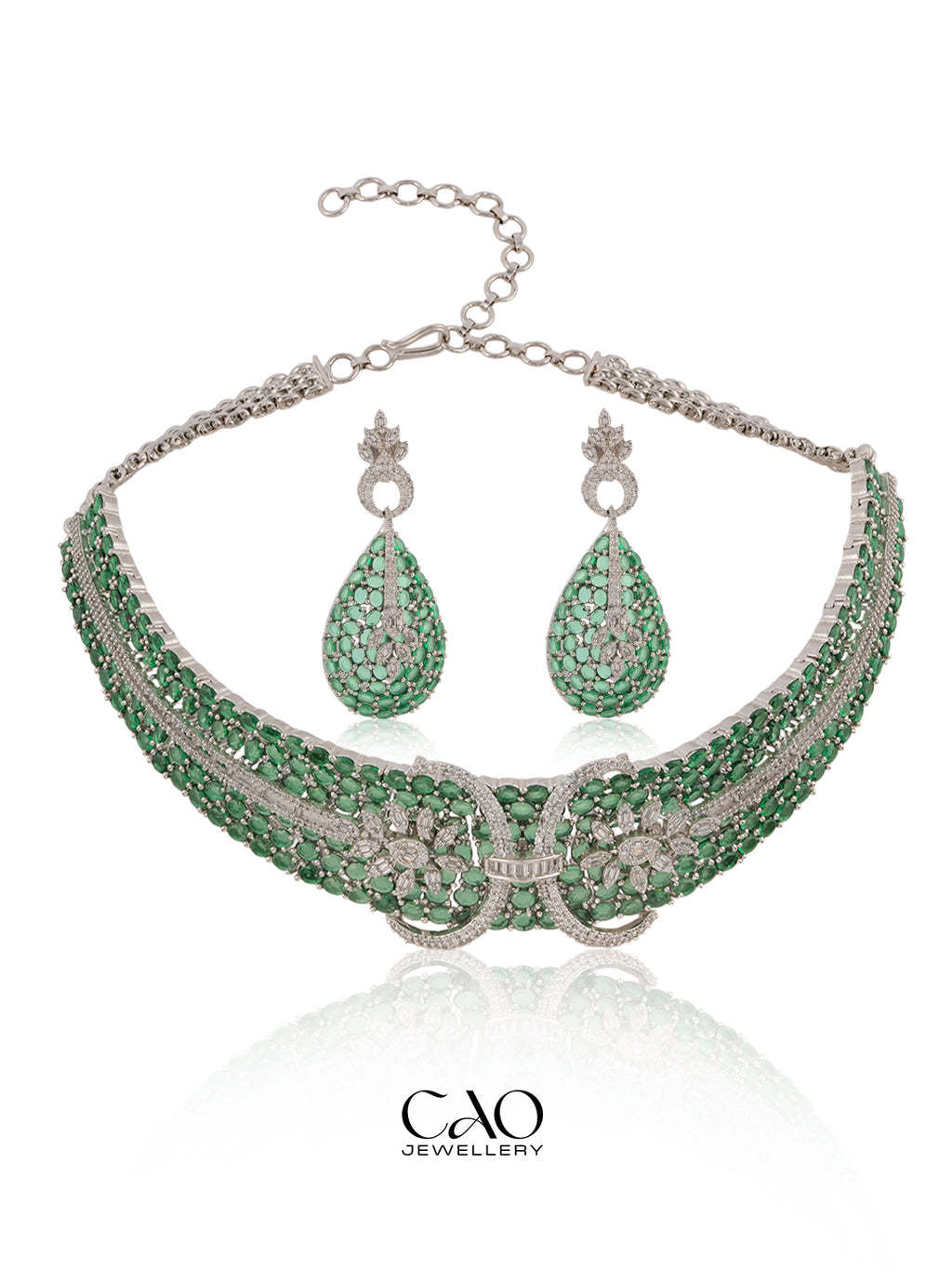 Emerald Illusion Necklace