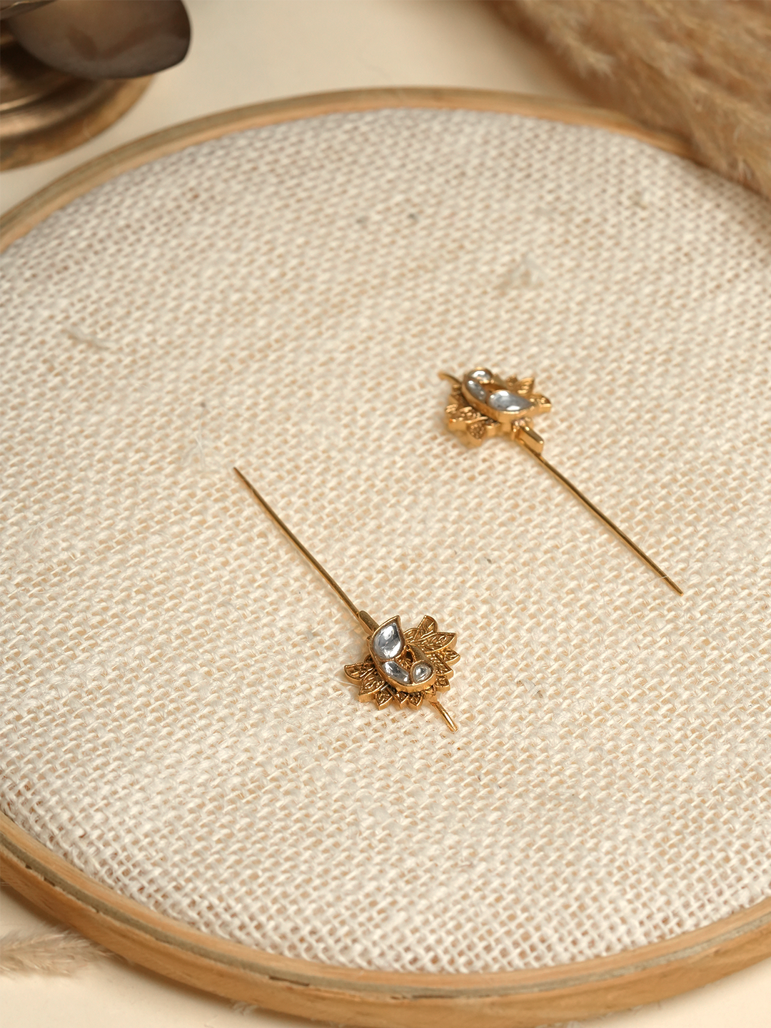 Designer Kundan Earcuffs
