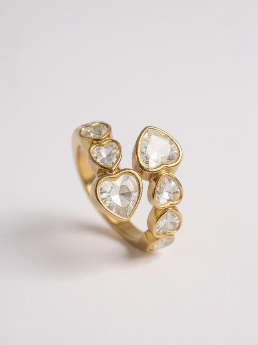 CZ Heart Ring