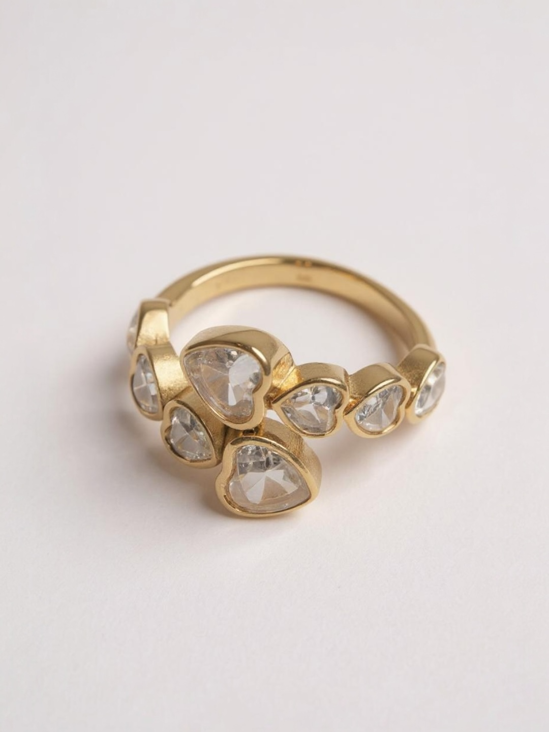 CZ Heart Ring