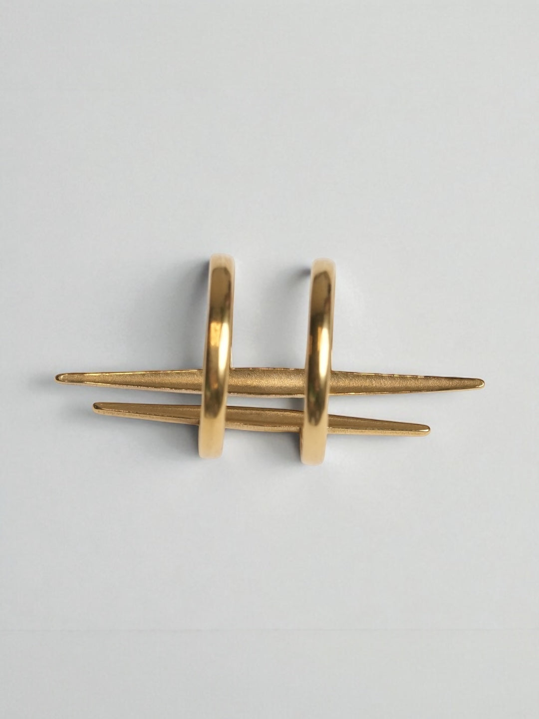 Parallel Double-layer Line Hollow Vintage Open Ring