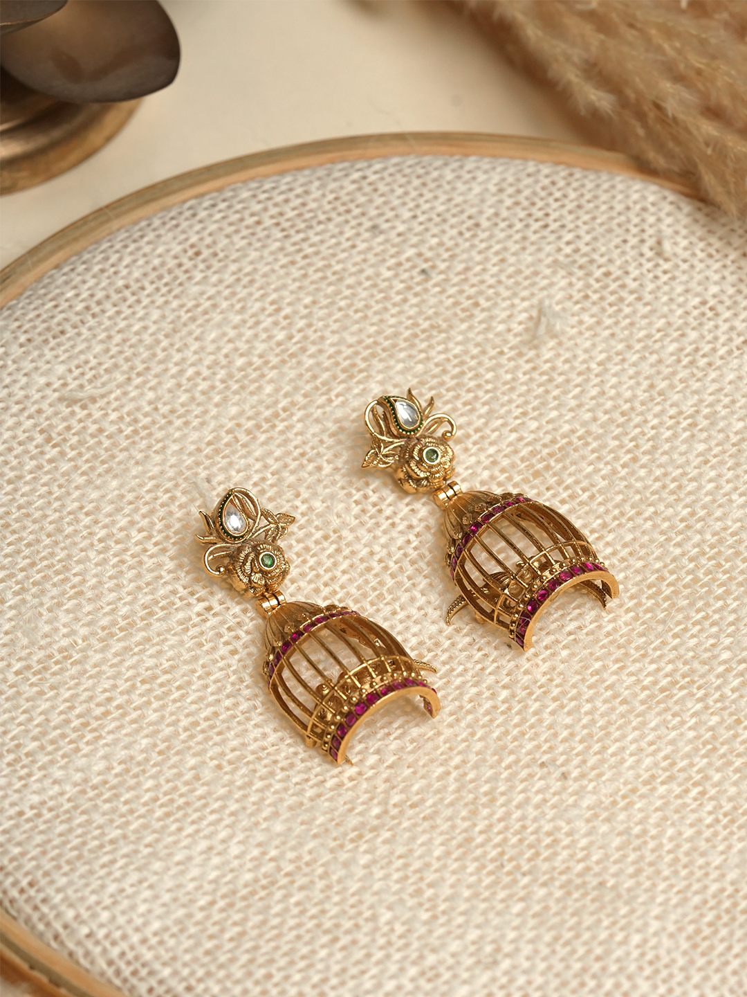 Bird Trap Designer Earrings