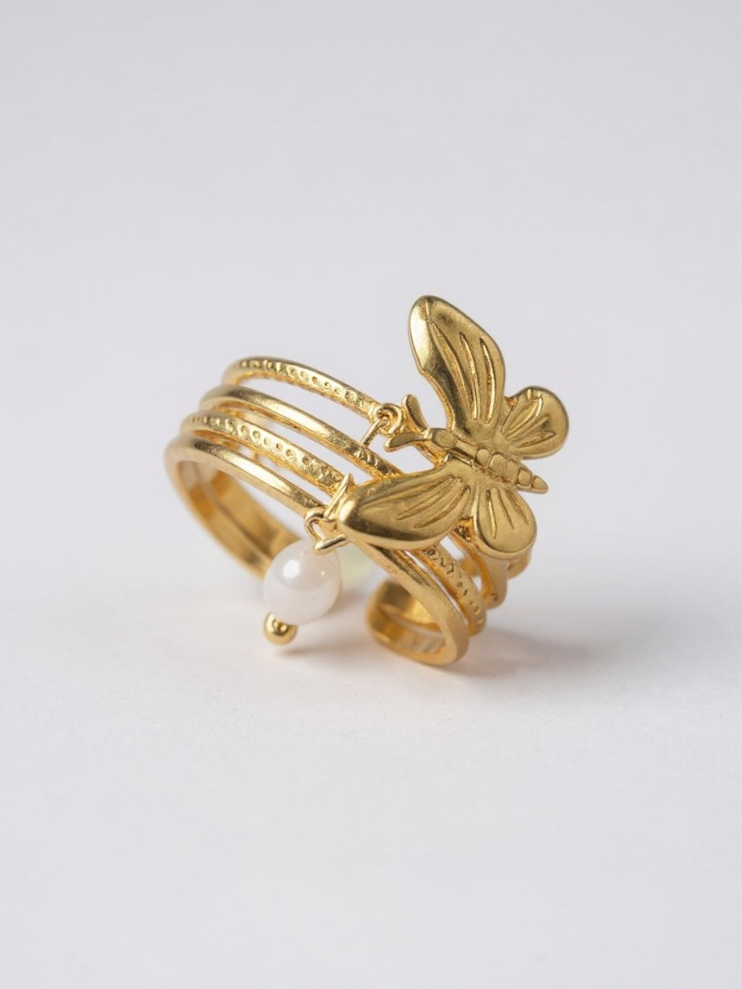 Butterfly Charm Ring