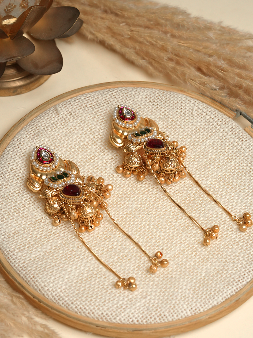 Long Jhumki with Ghungroo