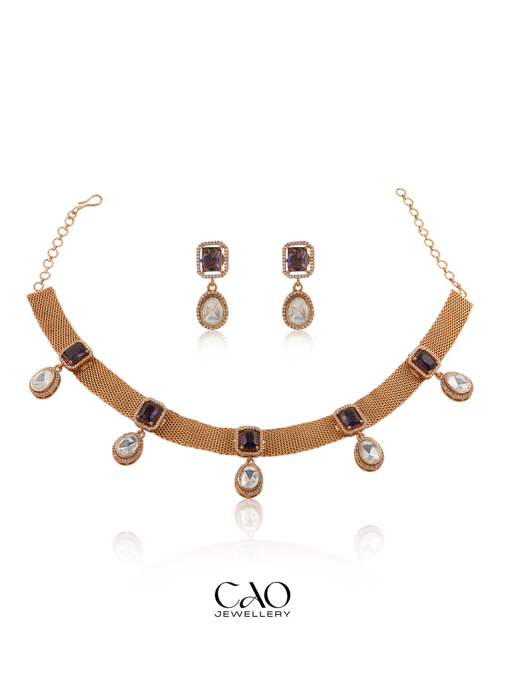 Midnight Mesh Necklace