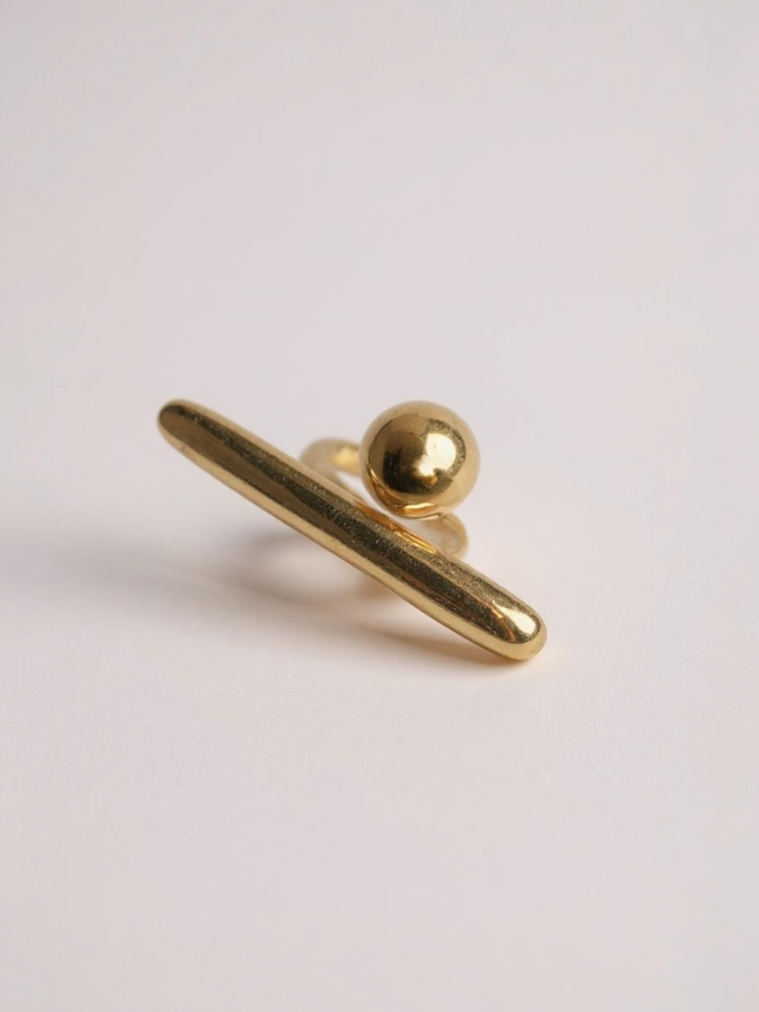 T Shaped Ball Open Ring