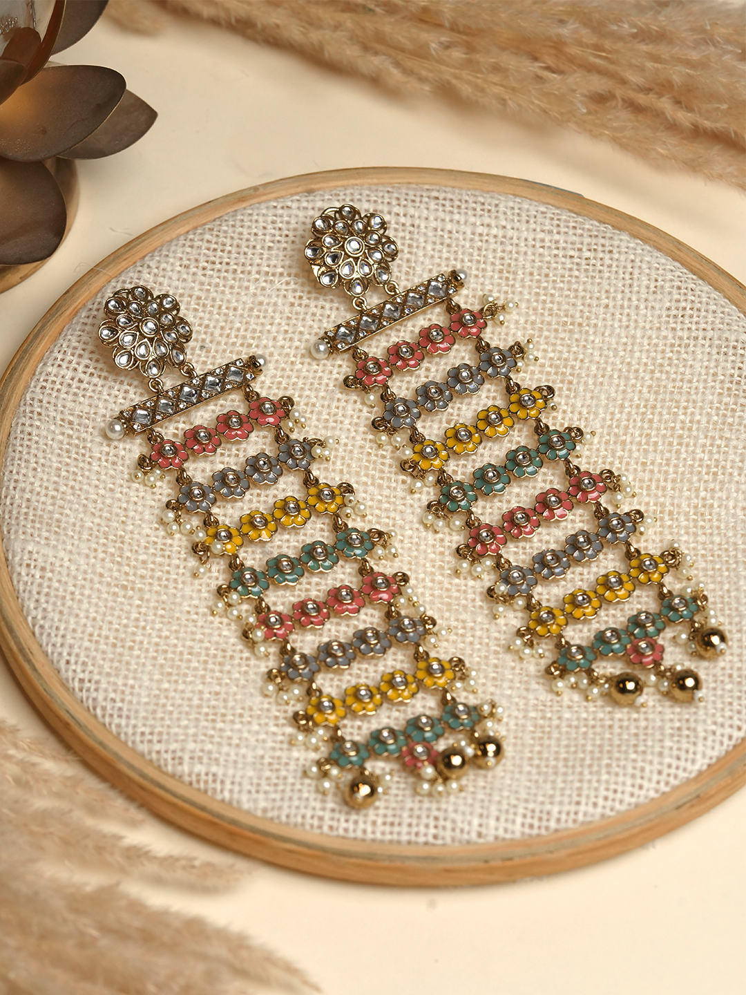 Long Multicolor Earrings
