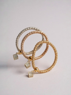 Cube Charm Bracelet Set