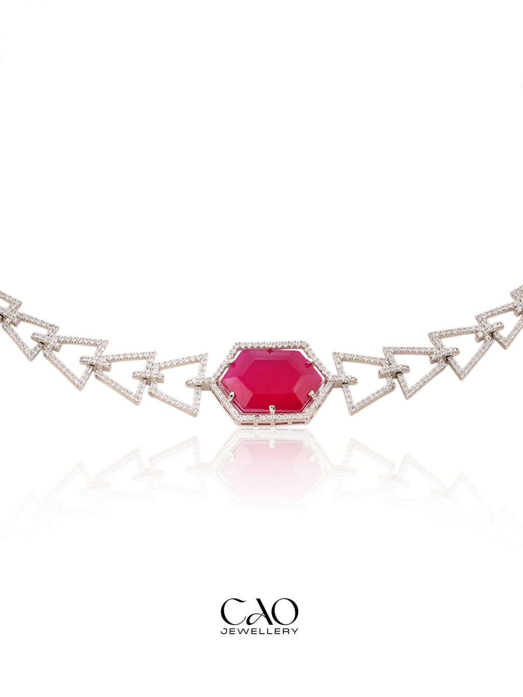Crimson Ruby Necklace
