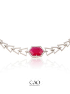 Crimson Ruby Necklace