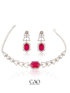 Crimson Ruby Necklace
