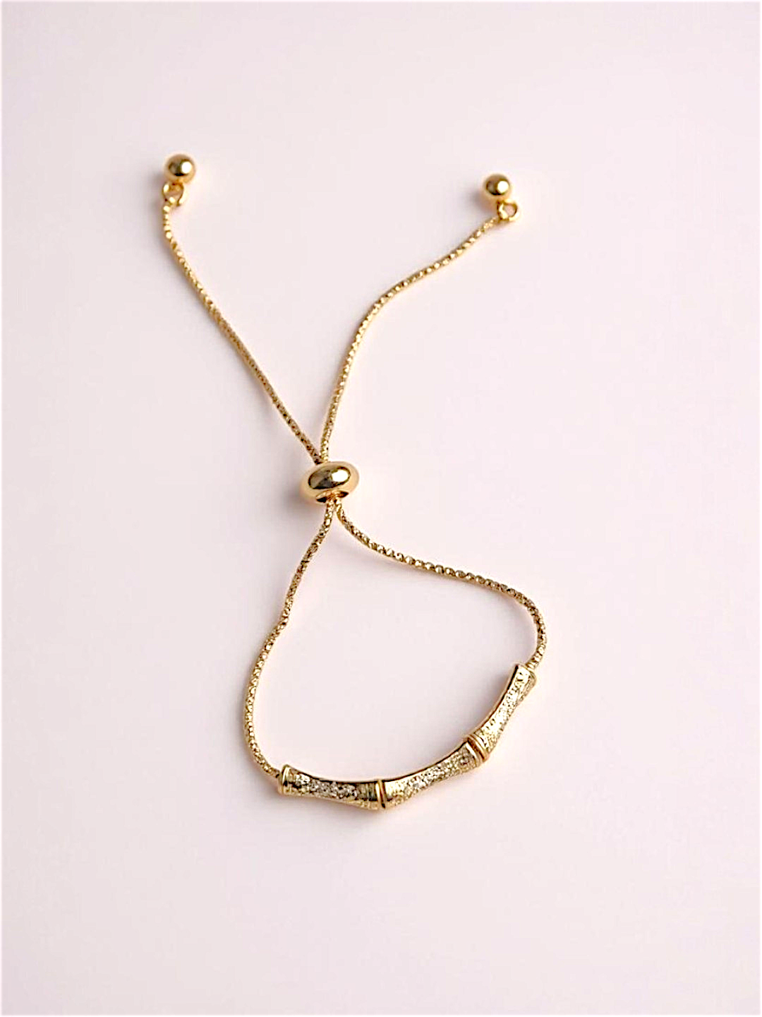 Atmospheric Golden Bamboo Bracelet