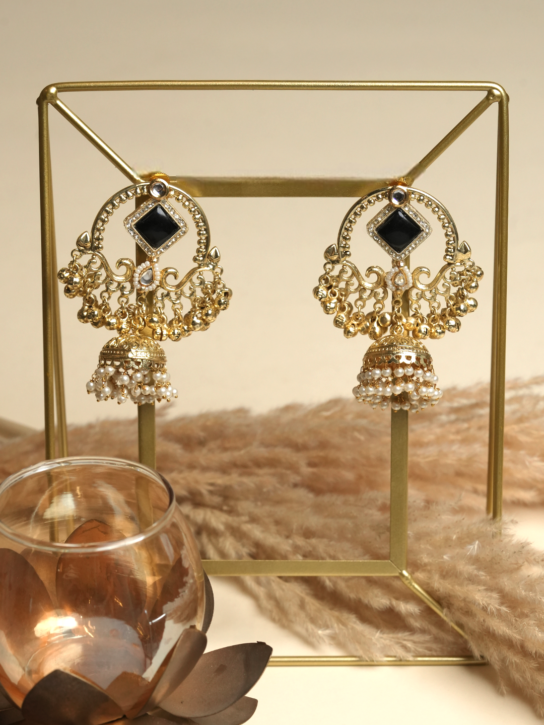 Black Stone Heavy Jhumki