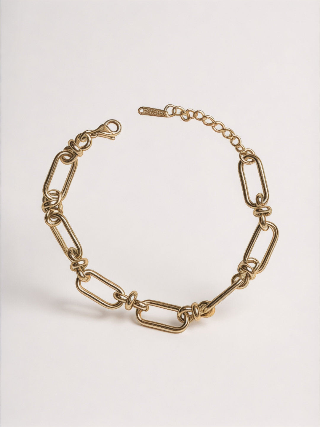 Paperclip Rectangle Link Chain Bracelet