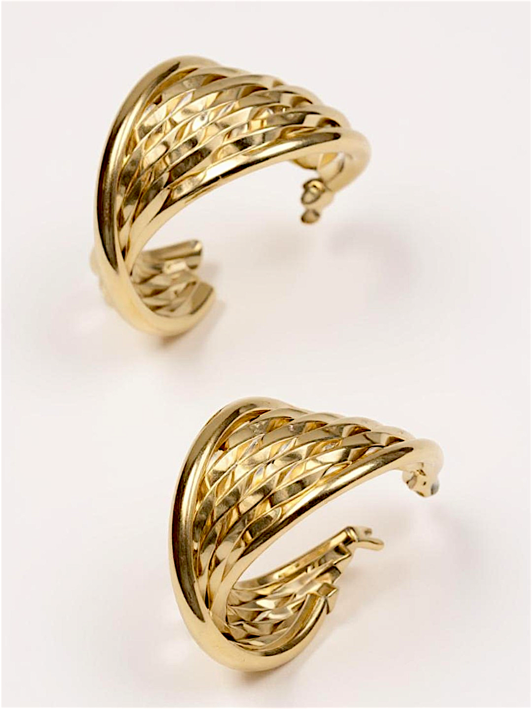 Twisted Hollow Hoops