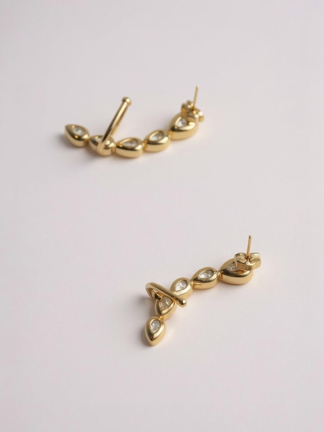 Shiny Cubic Zircon Ear Studs