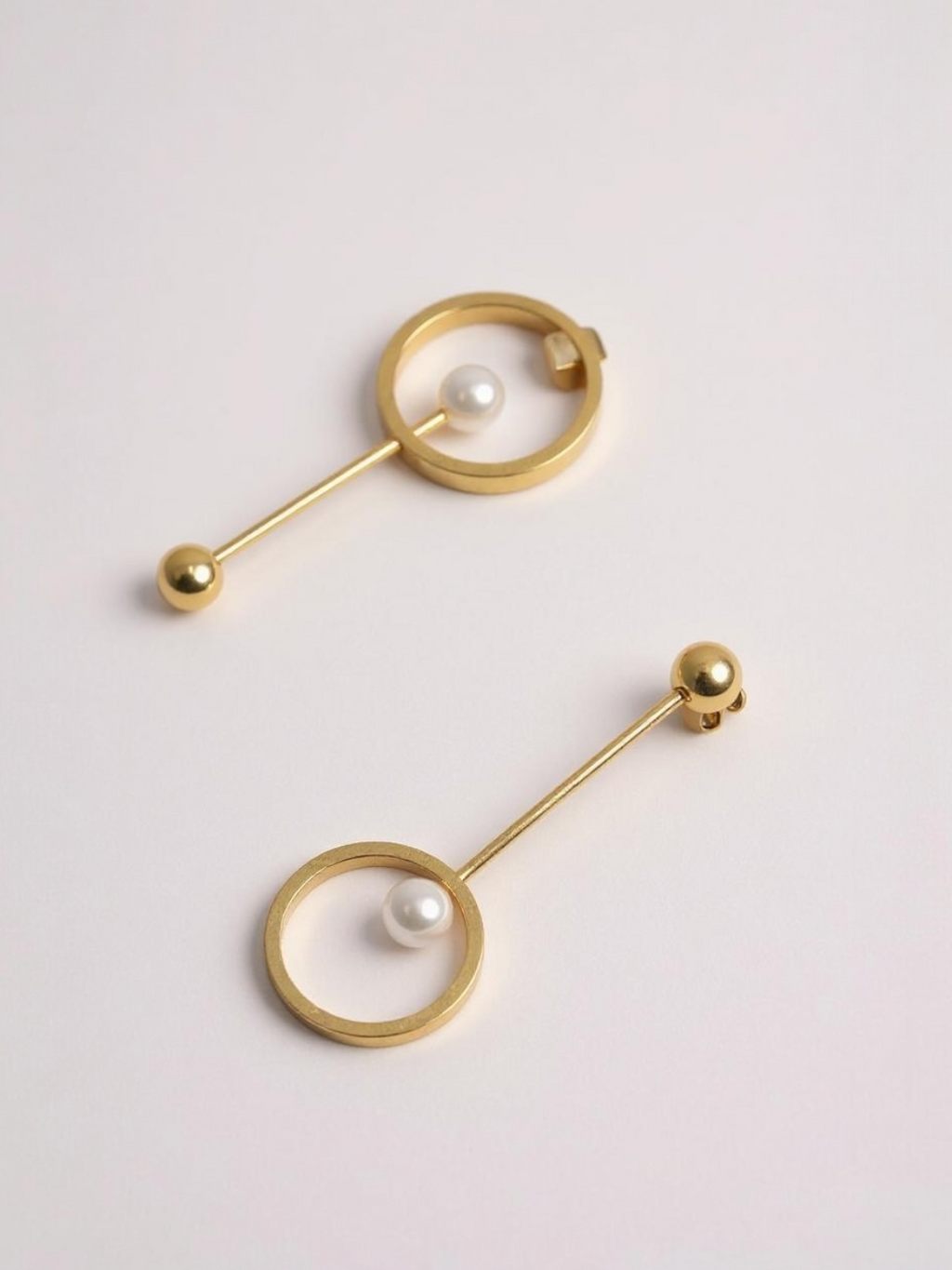 Long Drop Studs Earrings