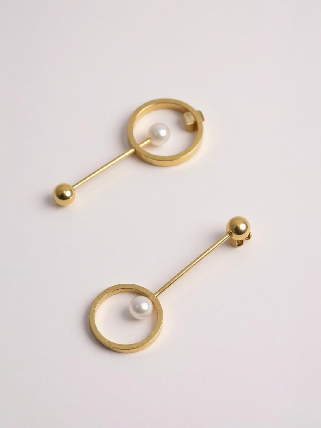Long Drop Studs Earrings