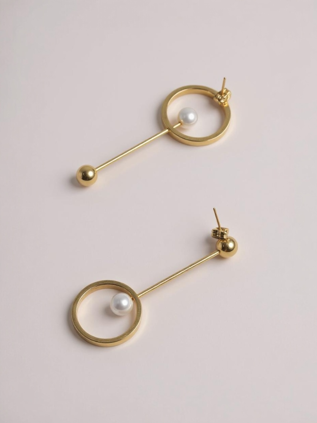 Long Drop Studs Earrings