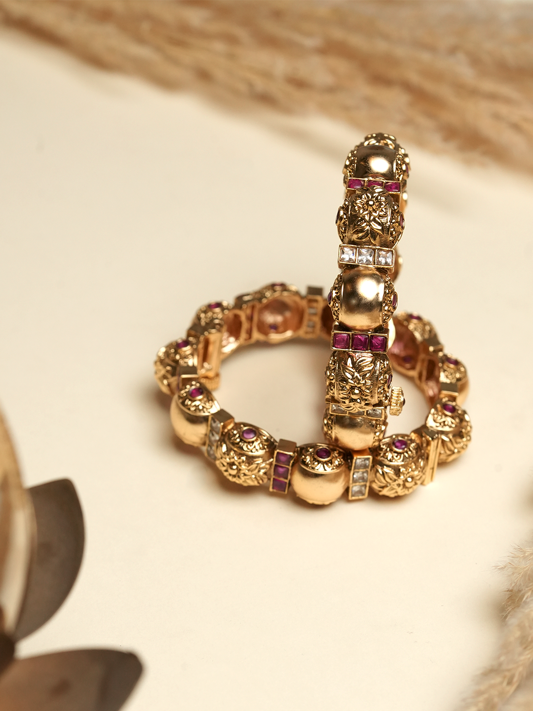 Premium Gold Polished Bangles