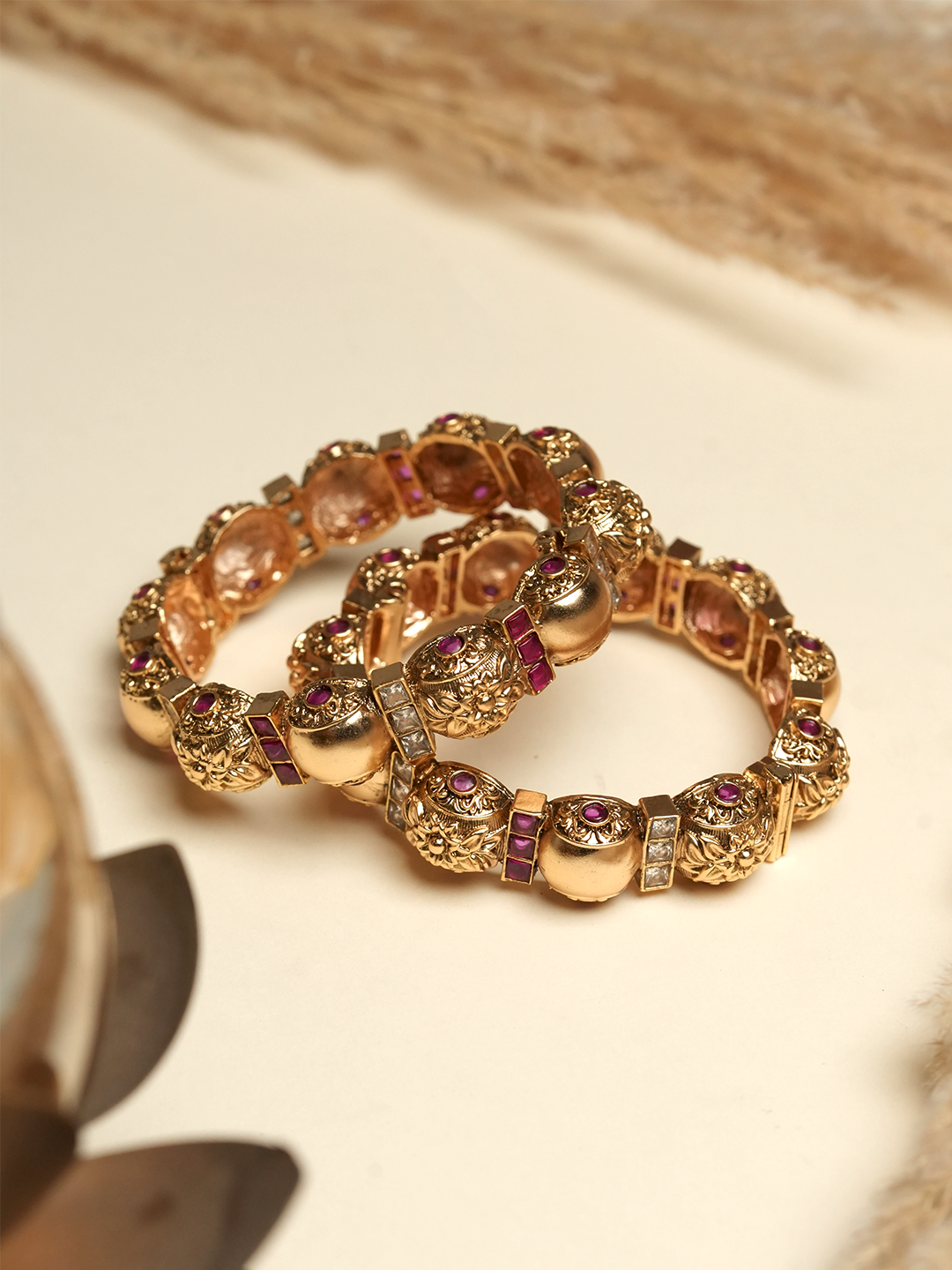 Premium Gold Polished Bangles