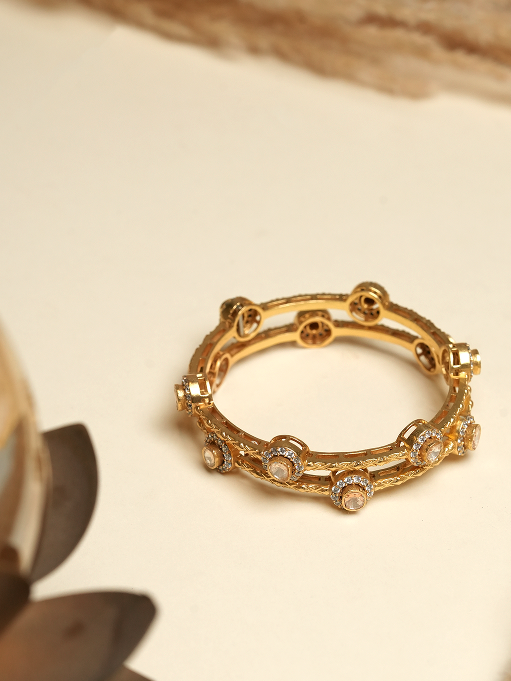 Sleek Premium Moissanite Bangles (2.4)