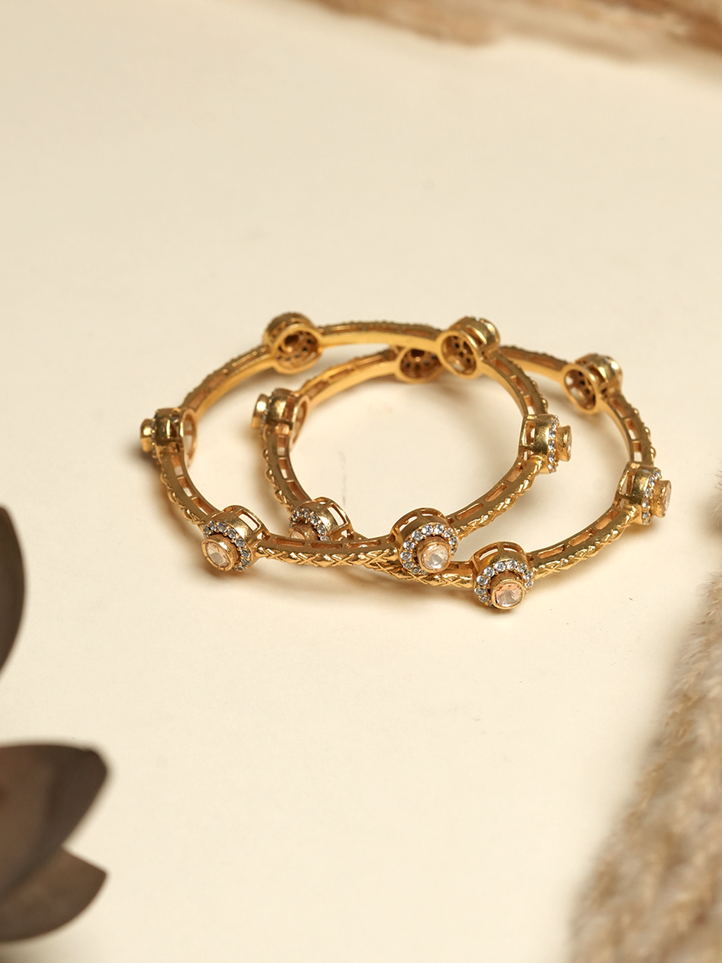 Sleek Premium Moissanite Bangles (2.4)