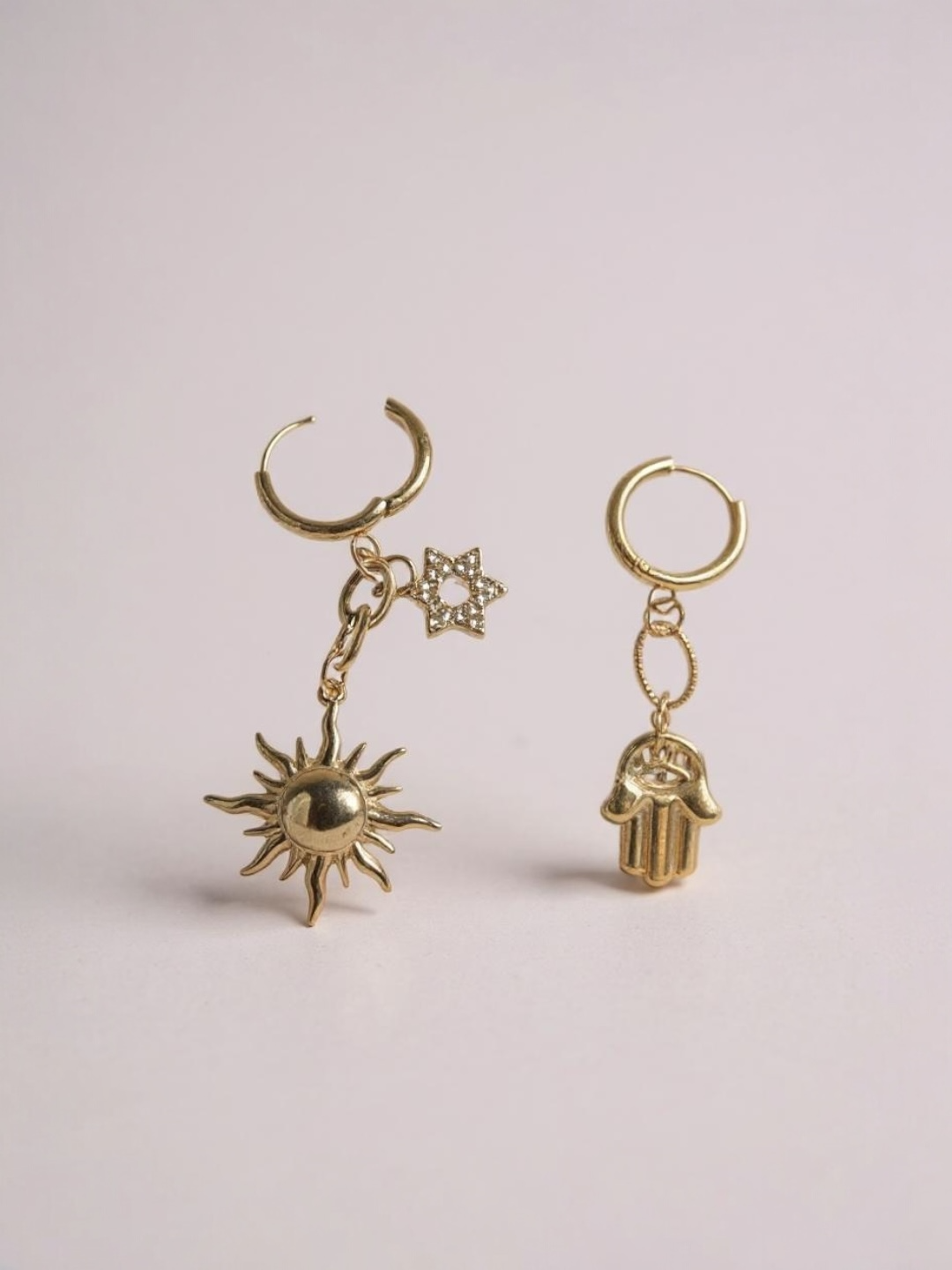 Vintage Sunflower Drop Earrings