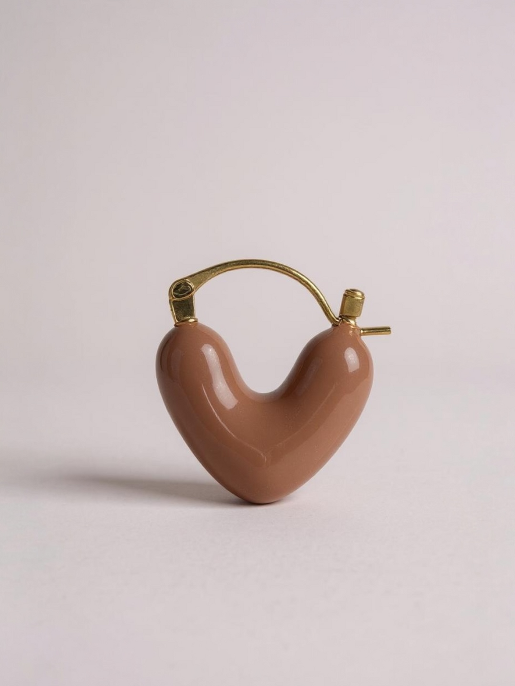 Colored Heart Hoops