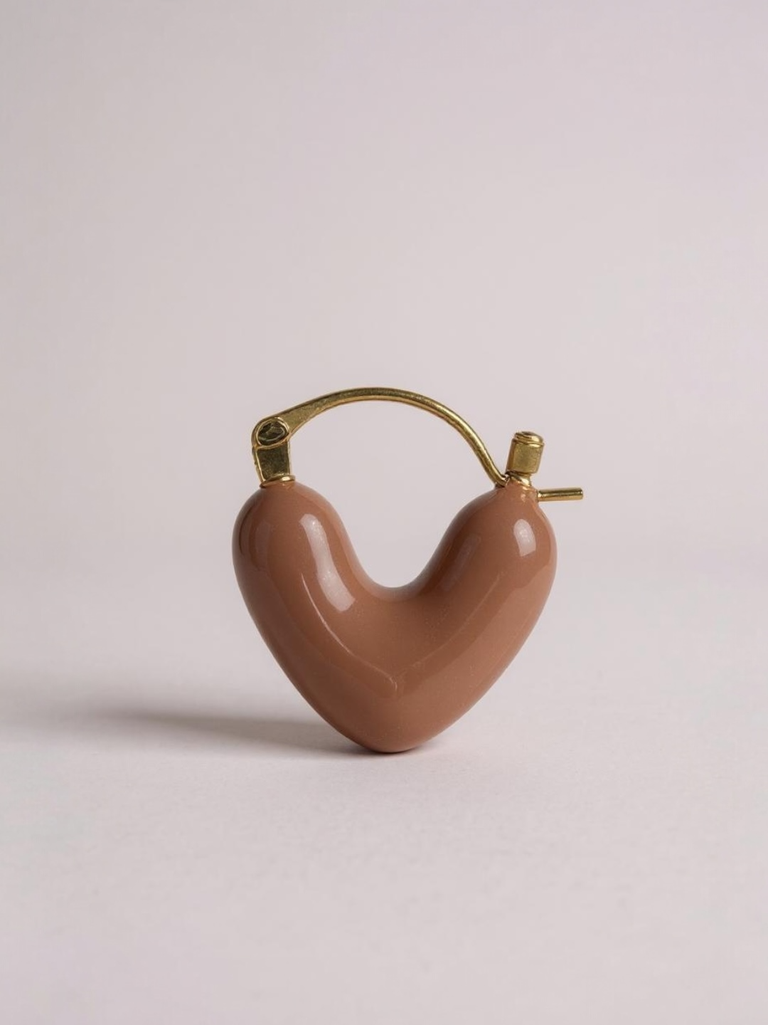 Colored Heart Hoops