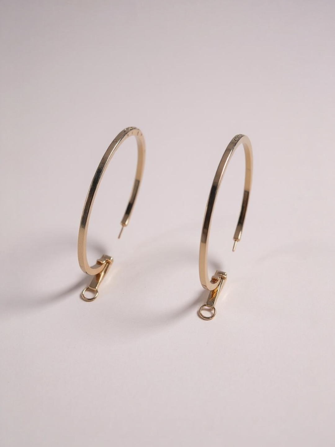 Rose Gold CZ Hoops