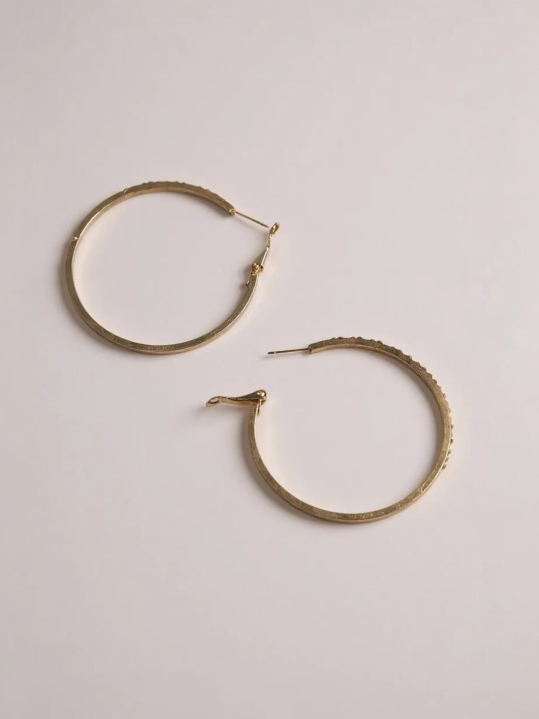Rose Gold CZ Hoops